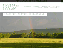 Tablet Screenshot of fourcheriverfarm.com